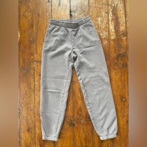 TNA Cozy Fleece Joggers in Taupe